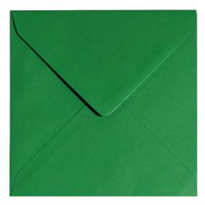 Sobres cuadrados - Sobre verde oscuro Cuadrado - Verde Navidad 